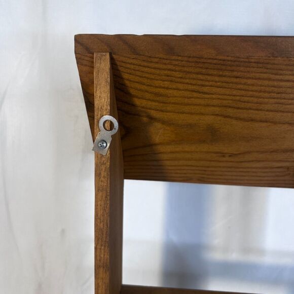 Vintage 1960s Wood Trinket Shelf House Shaped Wooden Knick Knack Smalls Display - Picture 8 of 9